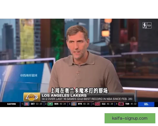 诺维茨基称湖人三巨头具掌控比赛能力季后赛威胁巨大